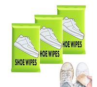 Krujecnt Salviette Detergenti Per Scarpe - Salviettine Umide Per Pulire Sneakers In Pelle, Camoscio & Tela | Rimozione Rapida Delle Macchie Per Scarpe, Formato Da Viaggio Portatile (3x6 Pieces)