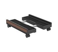 Krujecnt Supporto CPU | Ripiano portatile regolabile con ruote del freno | Carrello torre per computer, per posto di lavoro, casa, stampante e sala giochi