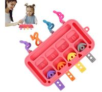 Krujecnt Tavola Attività per Bambini,Pannello Sensoriale Morbido | Giochi di Apprendimento con Inserti in Silicone per Scuola e Asilo
