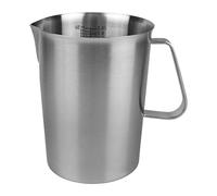 KRUMBLE Caraffa Graduata in Acciaio Inox 2 liters, misurino, misuratore dei liquidi per per la cottura e la panificazione, caraffa di misurazione, 14,5 x 17 x 14,5 cm
