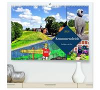 Krummendeich - Dorfidylle an der Elbe (hochwertiger Premium Wandkalender 2026 DIN A2 quer), Kunstdruck in Hochglanz: Bilder aus einem malerischen Dorf in Kehdingen