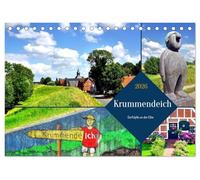 Krummendeich - Dorfidylle an der Elbe (Tischkalender 2026 DIN A5 quer), CALVENDO Monatskalender: Bilder aus einem malerischen Dorf in Kehdingen