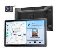 Krunia Schermo Auto Portatile Wireless 9" 60FPS per Apple CarPlay e Android Auto, Supporto Magnetico, OTA, Verticale e Orizzontale, Retrocamera, Bluetooth, Controllo Vocale, GPS