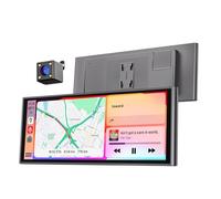 Krunia Schermo Portatile Wireless da 9,26" CarPlay per Apple CarPlay & Android Auto, Aggiornamenti OTA, Telecamera di Retromarcia, Mirror Link, Bluetooth 5.0, Controllo Vocale, Navigazione GPS, FM