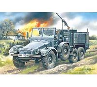 Krupp L2h143 Kfz.70, German Light Army Truck 1:72 Plastic Model Kit 72451 ICM
