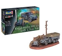 Revell 03344 Krupp Protze KFZ 69 con 3,7 cm Pak 1:76 Scale Model Kit, Multicolore