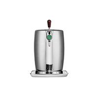 Krups BeerTender-Macchina, Pressione per la casa, tiratrice, Pompa per Birra, Confezione da 2 Bicchieri YY2931FD, Plastica, Argento