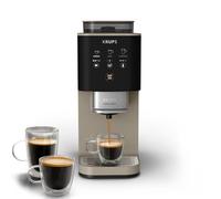 Krups Coffee Crush Extra, Macchina da Caffè Automatica, 3 Livelli di Macinatura per Caffè in Grani, Intensità, Lunghezza e Temperatura Regolabili, Design Compatto, 1370 W, Colore Chai, SA402A