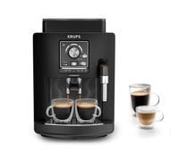 Krups EA5088 Harmony - Macchina da caffè automatica con ugello di vapore, 4 bevande, pulizia automatica, 2 tazze contemporaneamente, colore nero
