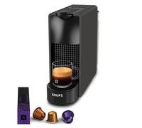 KRUPS Essenza Mini Macchina da caffè a capsule Matte Black Anthracite, caffè espresso e lungo, macchina ultracompatta, funzionale, alte prestazioni, risparmio energetico, XN110NF0
