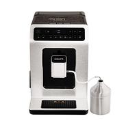 Krups Evidence EA891D10 - Macchina da caffè automatica con ugello per schiuma, 15 bevande, funzione extra-arco, funzione 2 tazze, macchina da caffè, argento/nero
