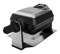 Krups FDD95D 2 waffle 1200 W Nero, Acciaio inossidabile