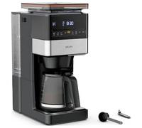 Krups KM8428 GRIND AROMA Macchina per il caffè Nero, Argento Capacità tazze=18