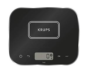 Krups Prep&Cook XF5548 - Bilancia da cucina Bluetooth compatibile con app Prep&Cook e Cook4Me App, conversione automatica dell'unità), colore: Nero