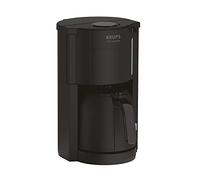Krups Pro Aroma KM303810 | macchina da caffè con filtro da 1 litro | con borraccia termica | 800 watt | per 10-15 tazze di caffè | nera