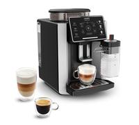 KRUPS Sensation Milk Macchina da caffè automatica, 6 caffè e bevande al latte, gusto perfetto, tecnologia Maestro, perfetta schiuma di latte, facile da usare, pulizia senza sforzo, salvaspazio, EA912E