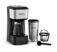 KRUPS Simply Brew 3-in-1 0,45 l macchina caffè americano, Nero, Acciaio inox