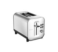 KRUPS Tostapane a 2 fessure larghe, acciaio inox spazzolato premium, 8 impostazioni di temperatura, ascensore extra, cassetto raccogli briciole, Excellence KH682D10