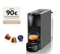Krups - Xn110bk Essenza Mini Nespresso-intense Grey Krups
