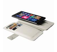 Krusell Malmoe 76097 - Custodia a portafoglio per smartphone e tablet, colore: Bianco