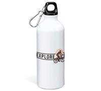 Kruskis Bottiglia Alluminio Explore More 800ml White