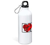 Kruskis Bottiglia Alluminio I Love Downhill 800ml White