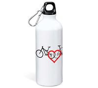 Kruskis Bottiglia Alluminio Love 800ml White