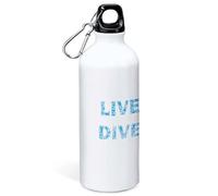 Kruskis Bottiglia Live For Dive 800ml Aluminium