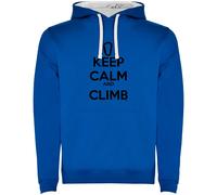 Kruskis Felpa Con Cappuccio Keep Calm And Climb Two-colour