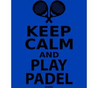 Kruskis Felpa Con Cappuccio Keep Calm And Play Padel Bicolor