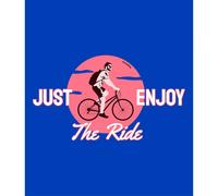 Kruskis Just Enjoy The Ride Two-colour Hoodie Blu S Uomo Royal Blue / White