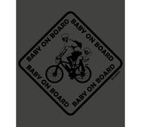 Kruskis Maglietta A Maniche Corte Baby On Board Dark Grey