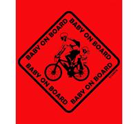 Kruskis Maglietta A Maniche Corte Baby On Board Red