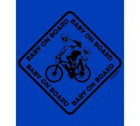 Kruskis Maglietta A Maniche Corte Baby On Board Royal Blue