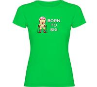 Kruskis Maglietta A Maniche Corte Born To Ski