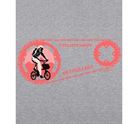 Kruskis Maglietta A Maniche Corte Cyclists Have Better Legs Eco Heather Grey