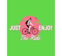 Kruskis Maglietta A Maniche Corte Just Enjoy The Ride Light Green