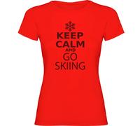 Kruskis Maglietta A Maniche Corte Keep Calm And Go Skiing