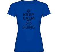 Kruskis Maglietta A Maniche Corte Keep Calm And Go Skiing