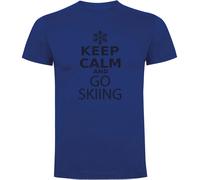 Kruskis Maglietta A Maniche Corte Keep Calm And Go Skiing