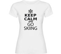 Kruskis Maglietta A Maniche Corte Keep Calm And Go Skiing
