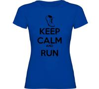 Kruskis Maglietta A Maniche Corte Keep Calm And Run