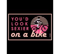 Kruskis Maglietta A Maniche Corte Sexier On A Bike Black