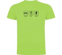 Kruskis Maglietta A Maniche Corte Sleep Eat And Run