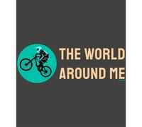 Kruskis Maglietta A Maniche Corte The World Around Me Dark Grey