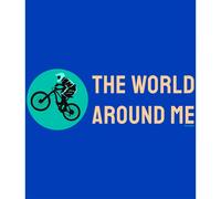 Kruskis Maglietta A Maniche Corte The World Around Me Royal Blue