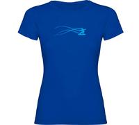 Kruskis Snowboarding Estella Short Sleeve T-shirt Blu S Donna