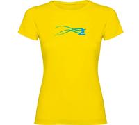 Kruskis Snowboarding Estella Short Sleeve T-shirt Giallo L Donna