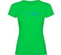 Kruskis Snowboarding Estella Short Sleeve T-shirt Verde XL Donna