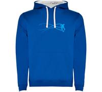 Kruskis Stella Skate Two-colour Hoodie Blu M Uomo